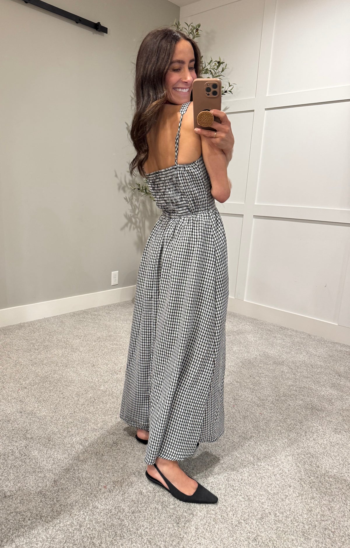 Georgia Dress | Black/White