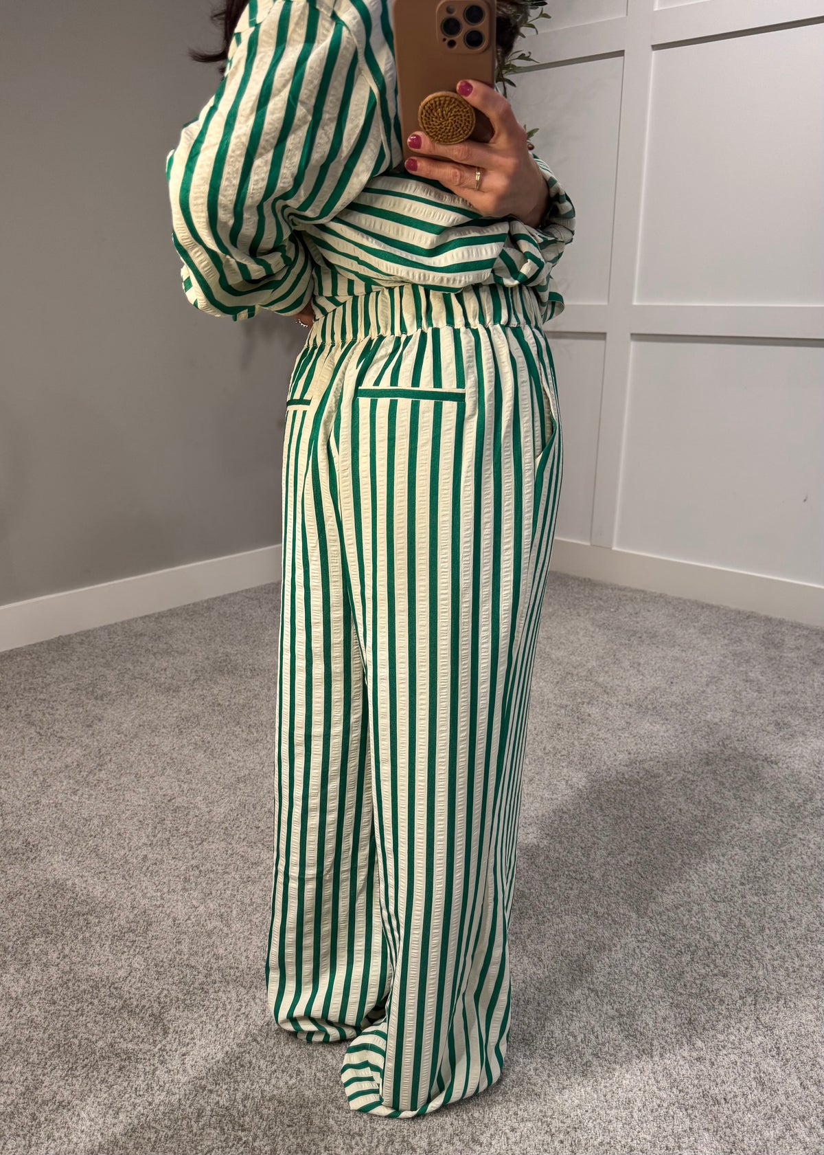 Hamptons Set | Green Stripe