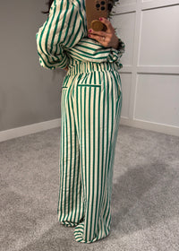 Hamptons Set | Green Stripe