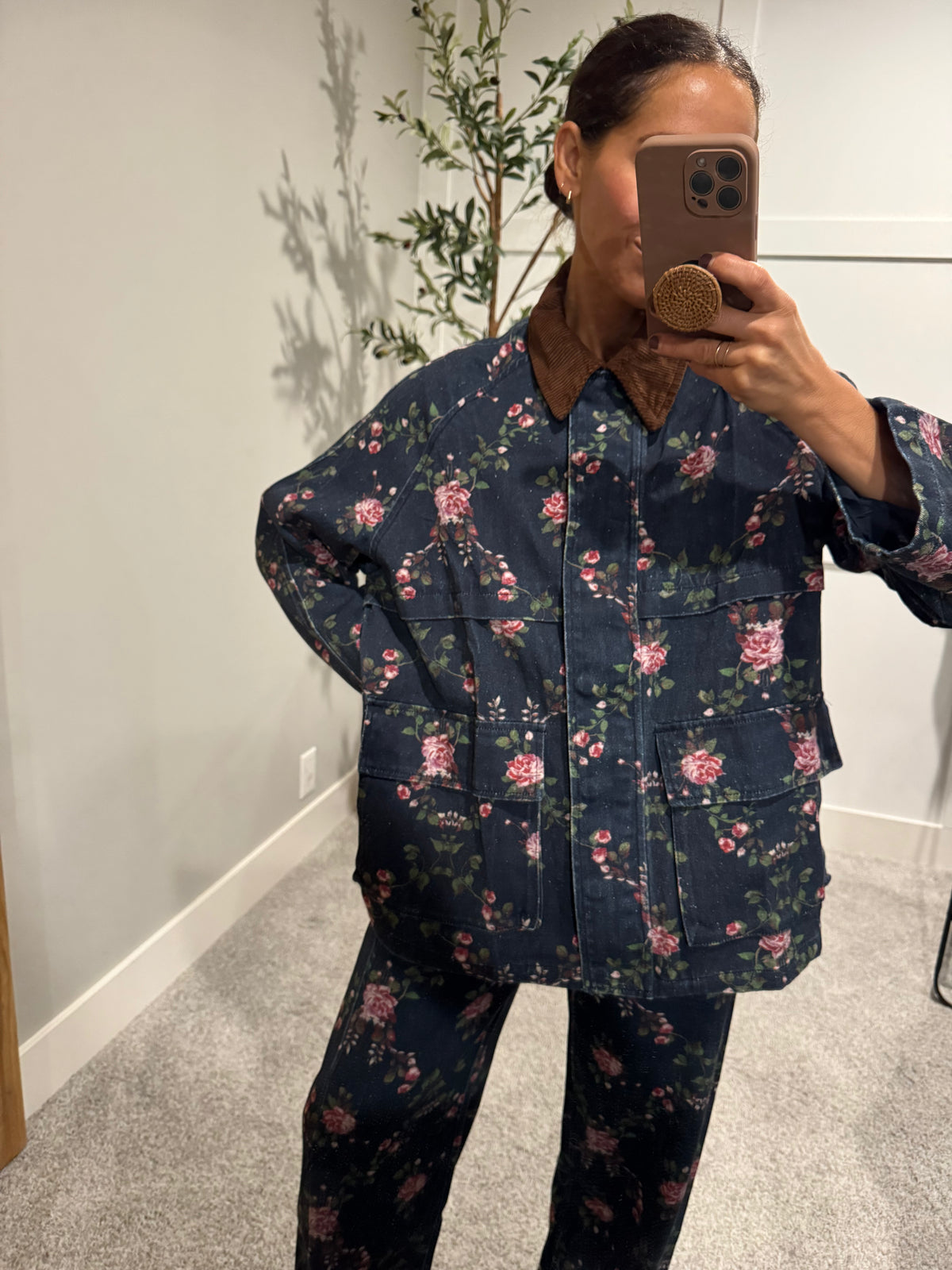 Blossom Blue Utility Jacket