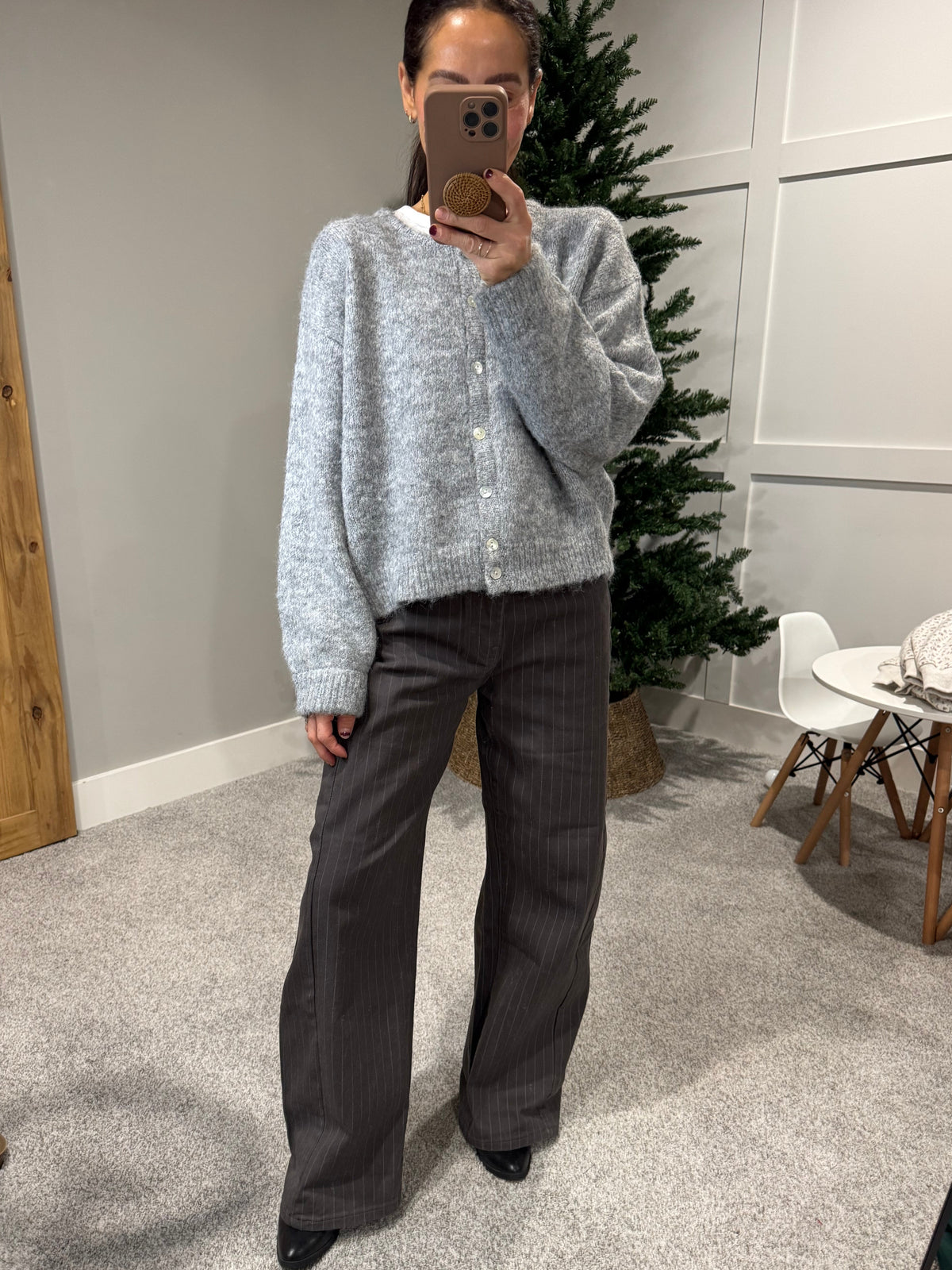 Grace Sweater Cardigan | Heather Grey