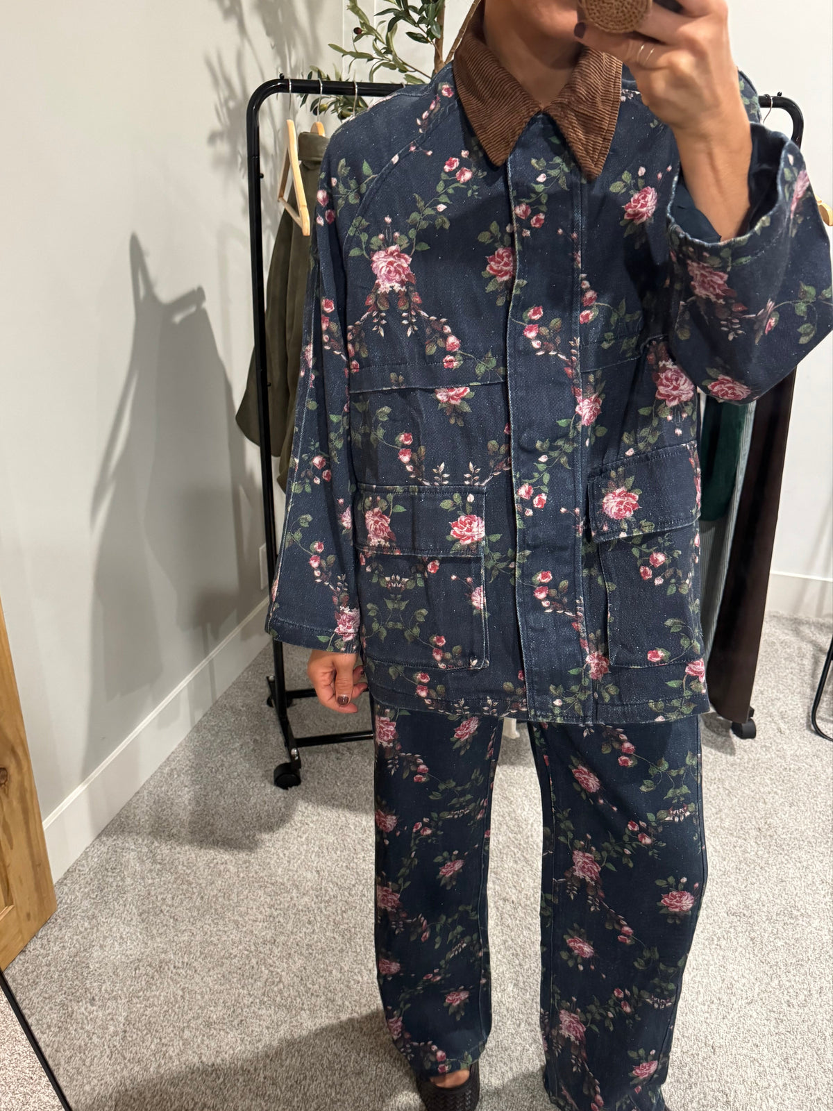 Blossom Blue Utility Jacket