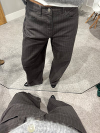 Pinstripe Slight Barrel Pants