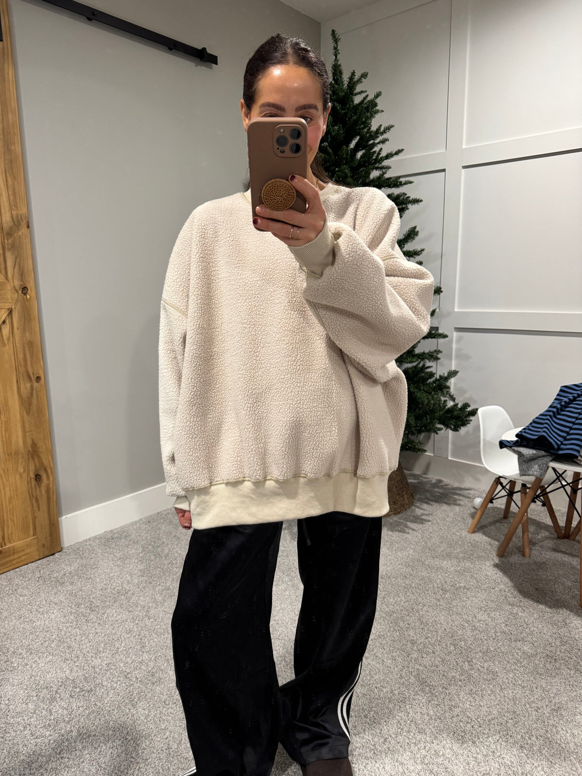 Reversible Sherpa Sweatshirt
