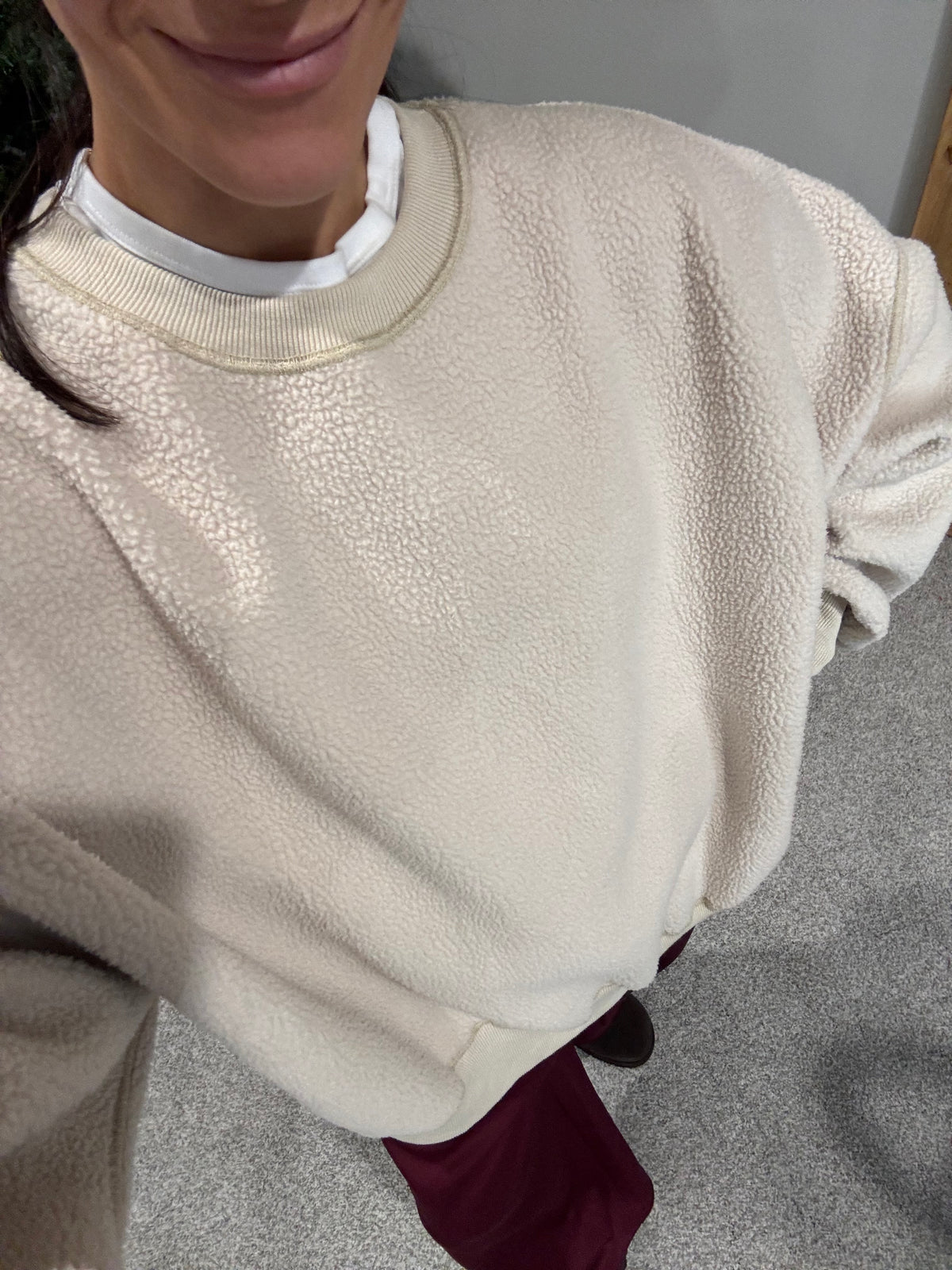 Reversible Sherpa Sweatshirt