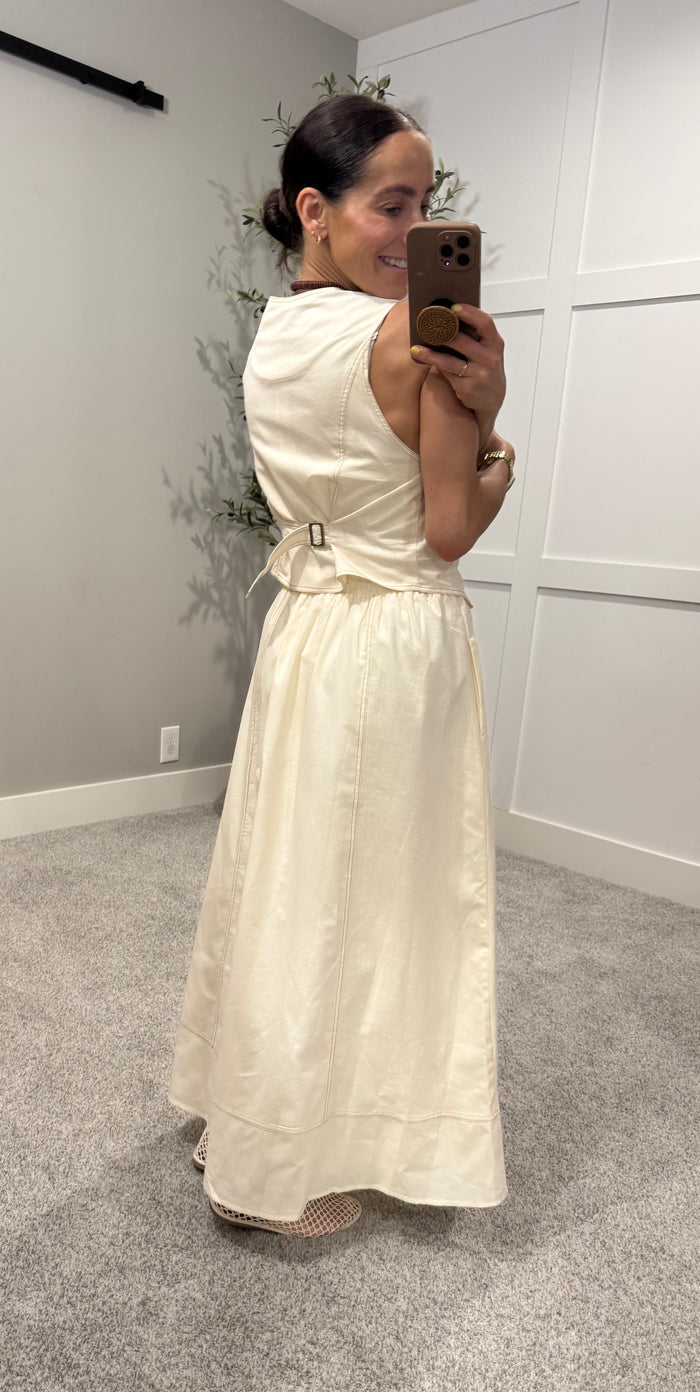 Hazel Dress | Cream