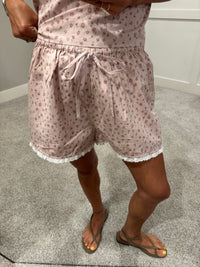Mauve Ditsy Floral Set