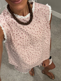 Mauve Ditsy Floral Set