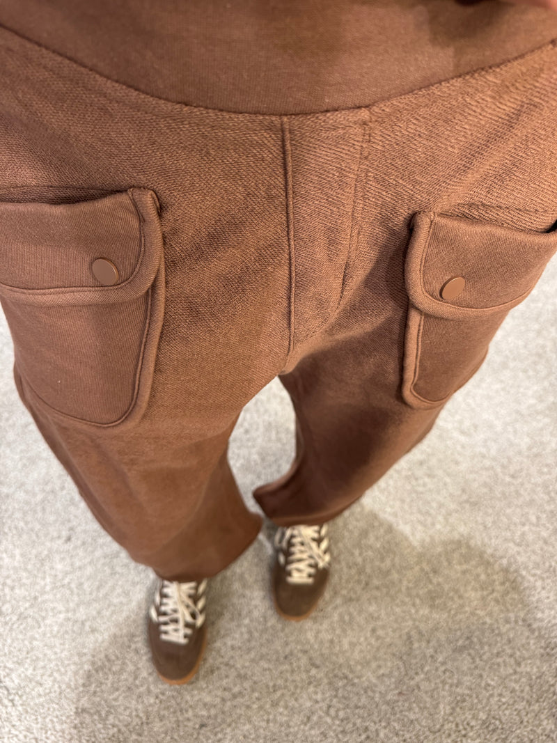 Loose Lounge Pant | Brown
