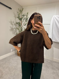 Rue Sweater Top | Brown