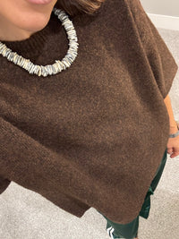 Rue Sweater Top | Brown