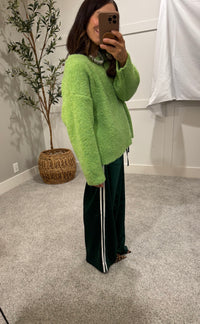 Lime Green Pullover Sweater
