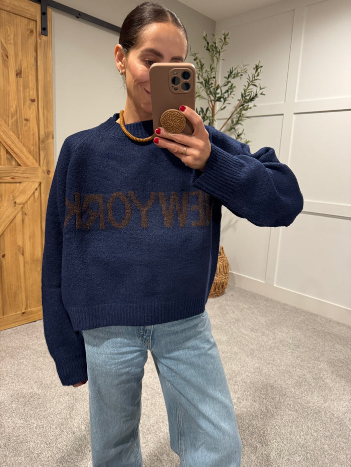 New York Sweater | Navy