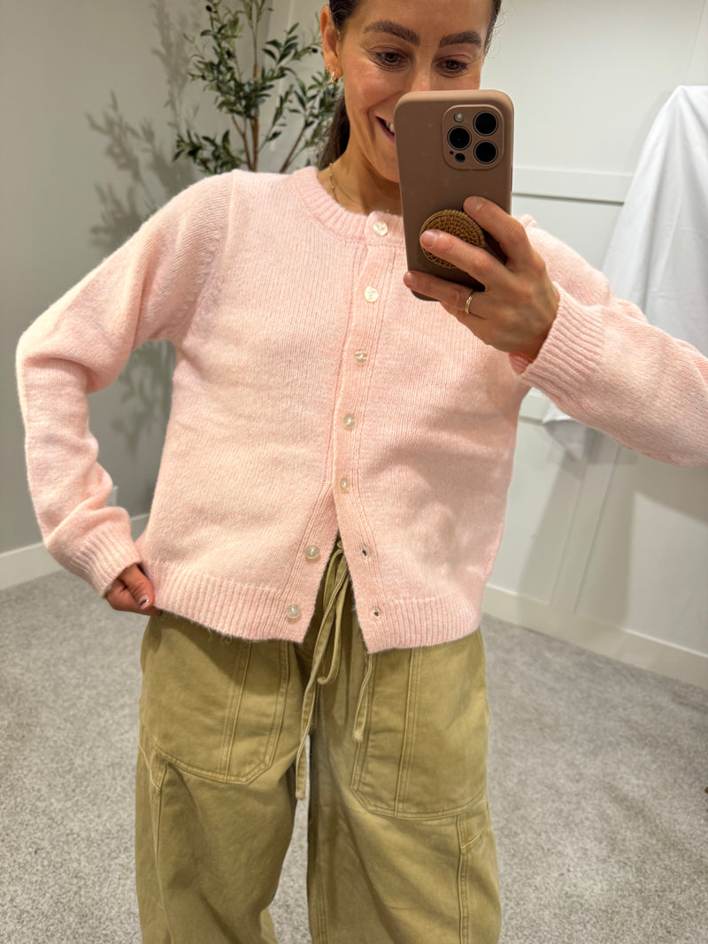 Khloe Cardigan | Baby Pink