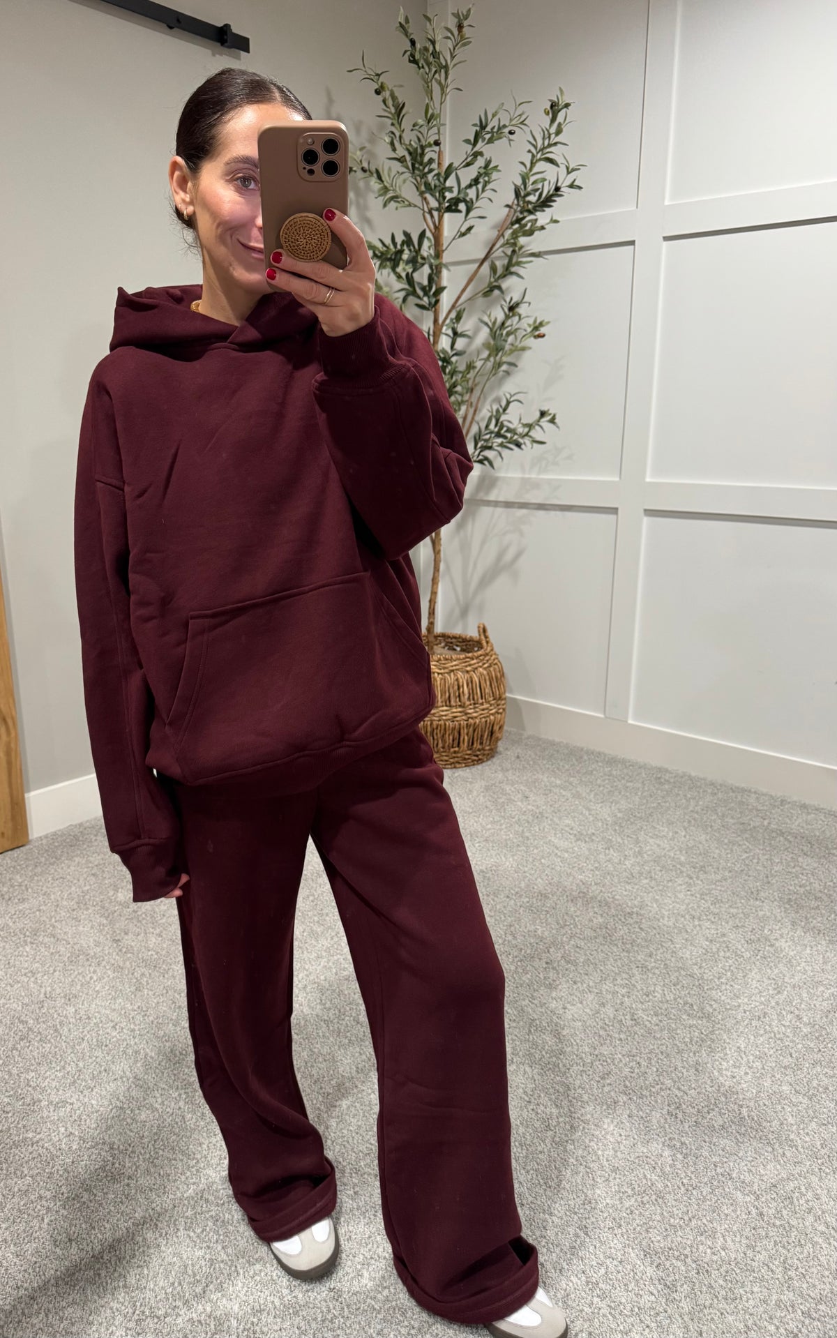 Everday Sweatpant Trouser | Maroon