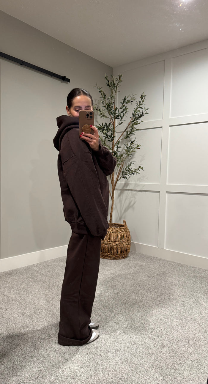 Everday Sweatpant Trouser | Chocolate Brown