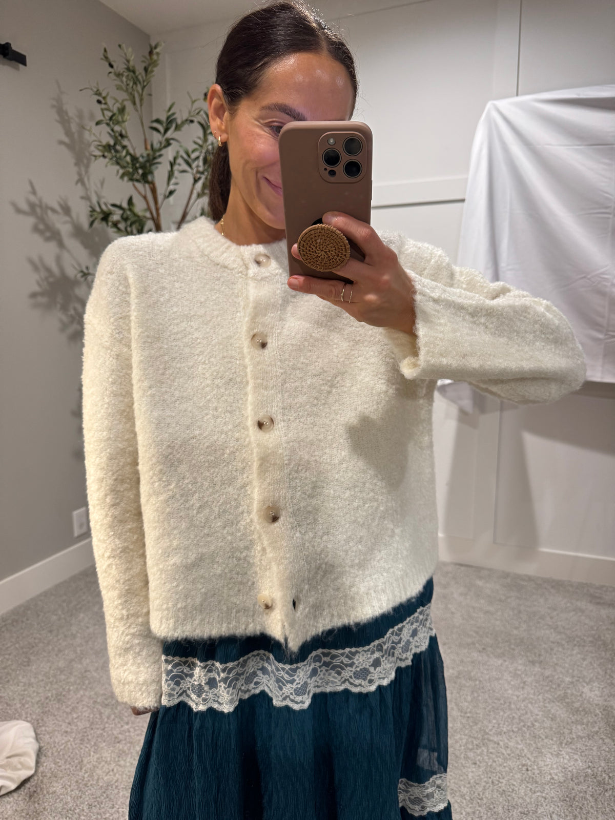 Pillow Talk Cardigan | Cream