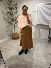 Rue Sweater Top | Light Mauve