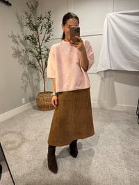 Rue Sweater Top | Light Mauve