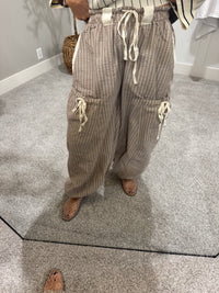Striped Drawstring Jogger Pants | Coco