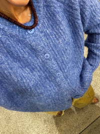 Zay Cardigan Sweater | Blue