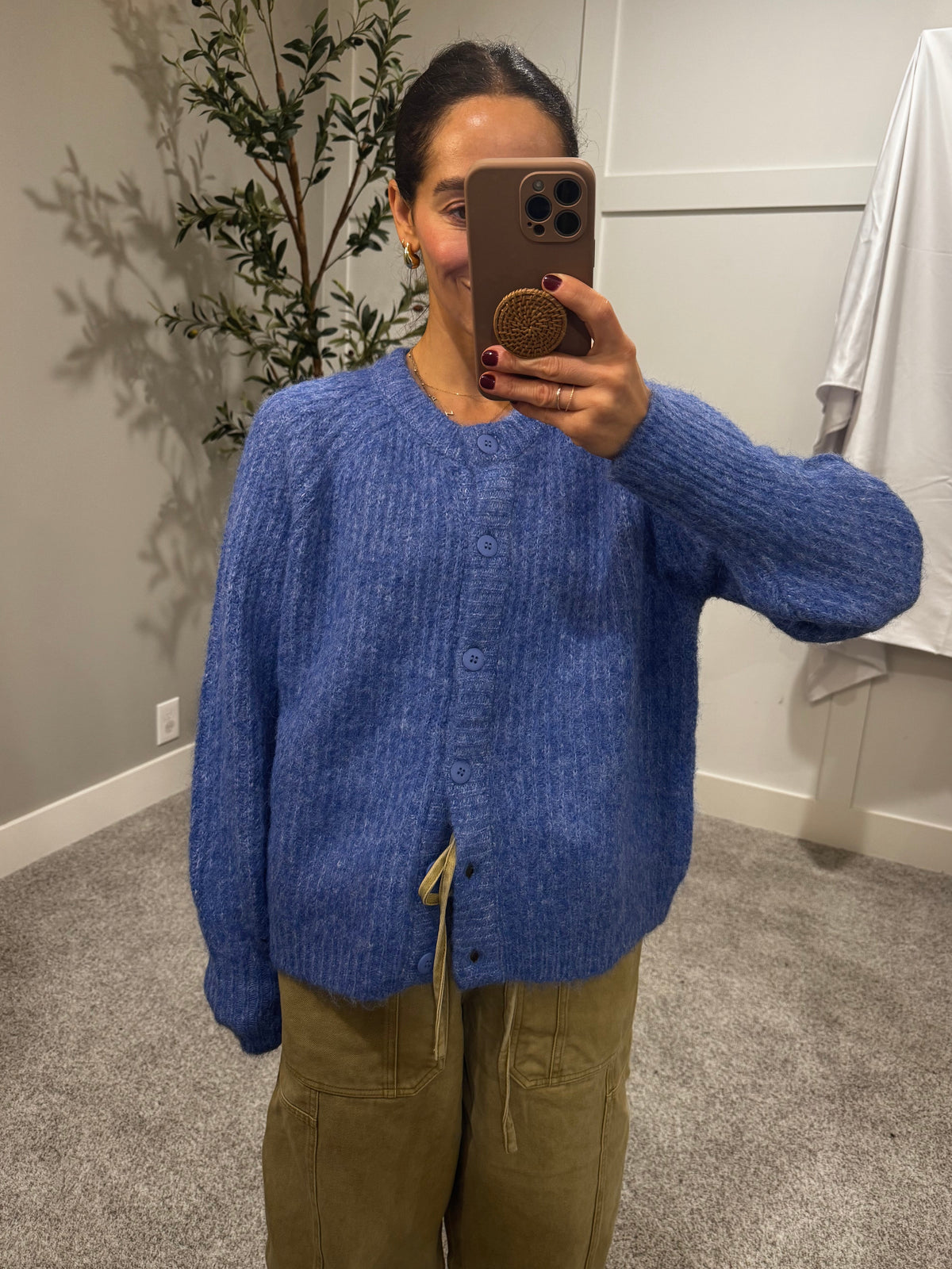 Zay Cardigan Sweater | Blue