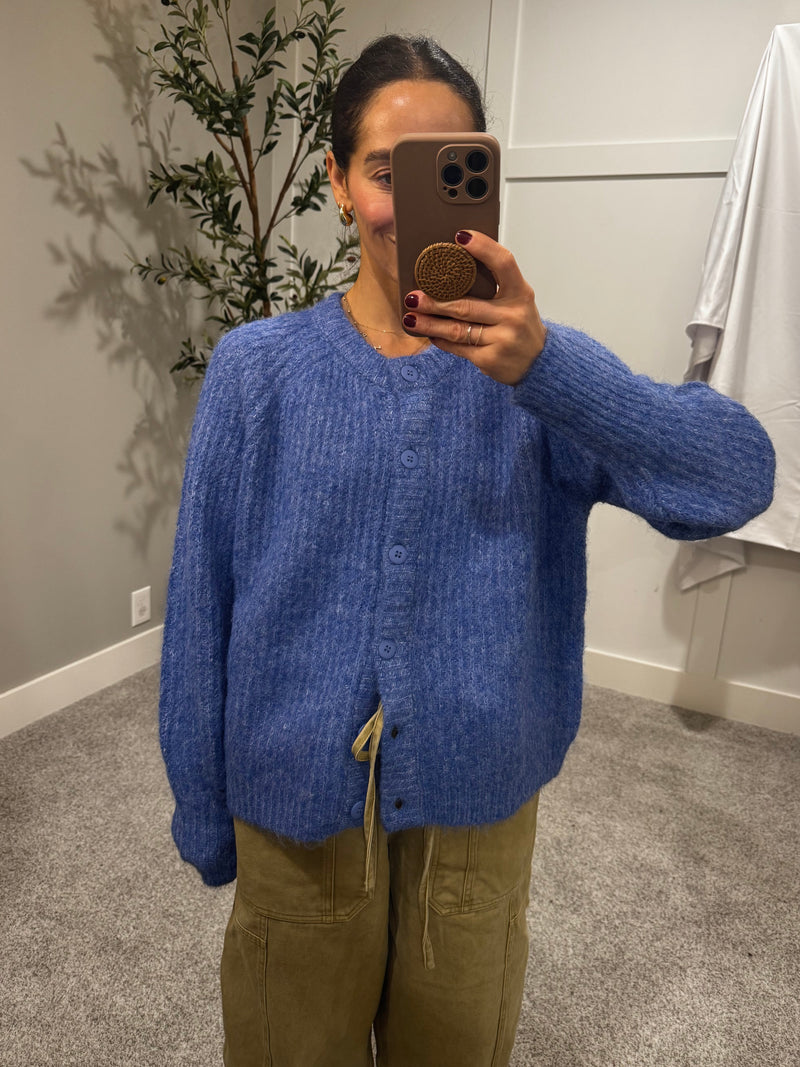 Zay Cardigan Sweater | Blue