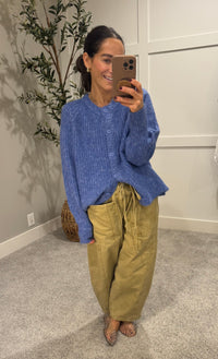 Zay Cardigan Sweater | Blue