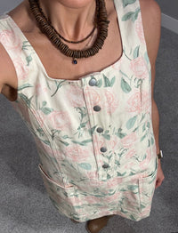 Marla Floral Denim Dress
