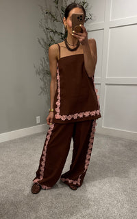 Resort Set | Brown + Pink