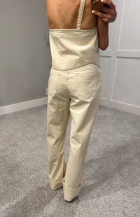 Butter Cream Denim Set