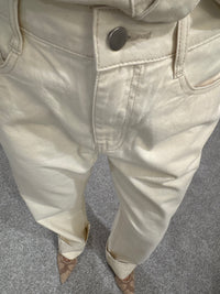 Butter Cream Denim Set