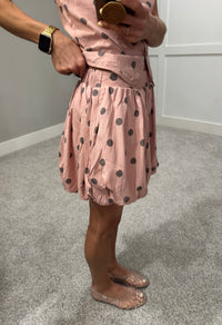 Dusty Polka Set | Pink