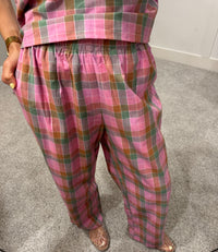 Poppy Plaid Set