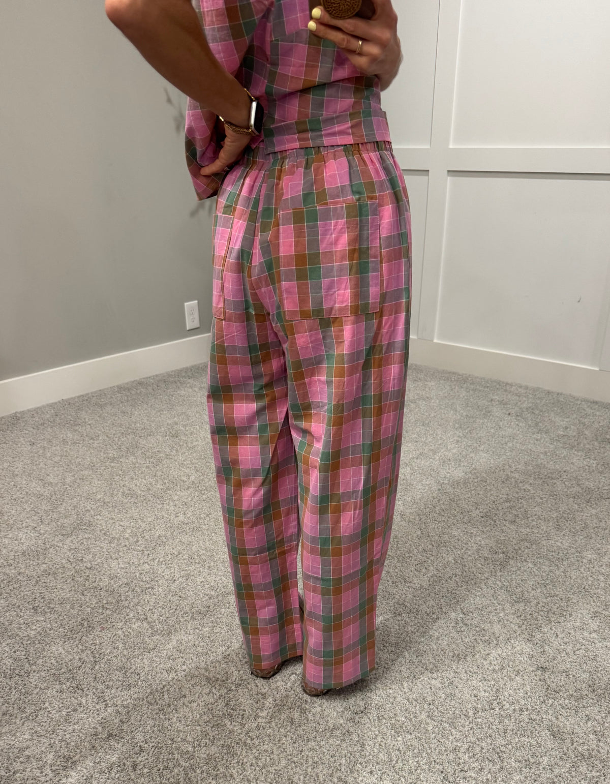 Poppy Plaid Set
