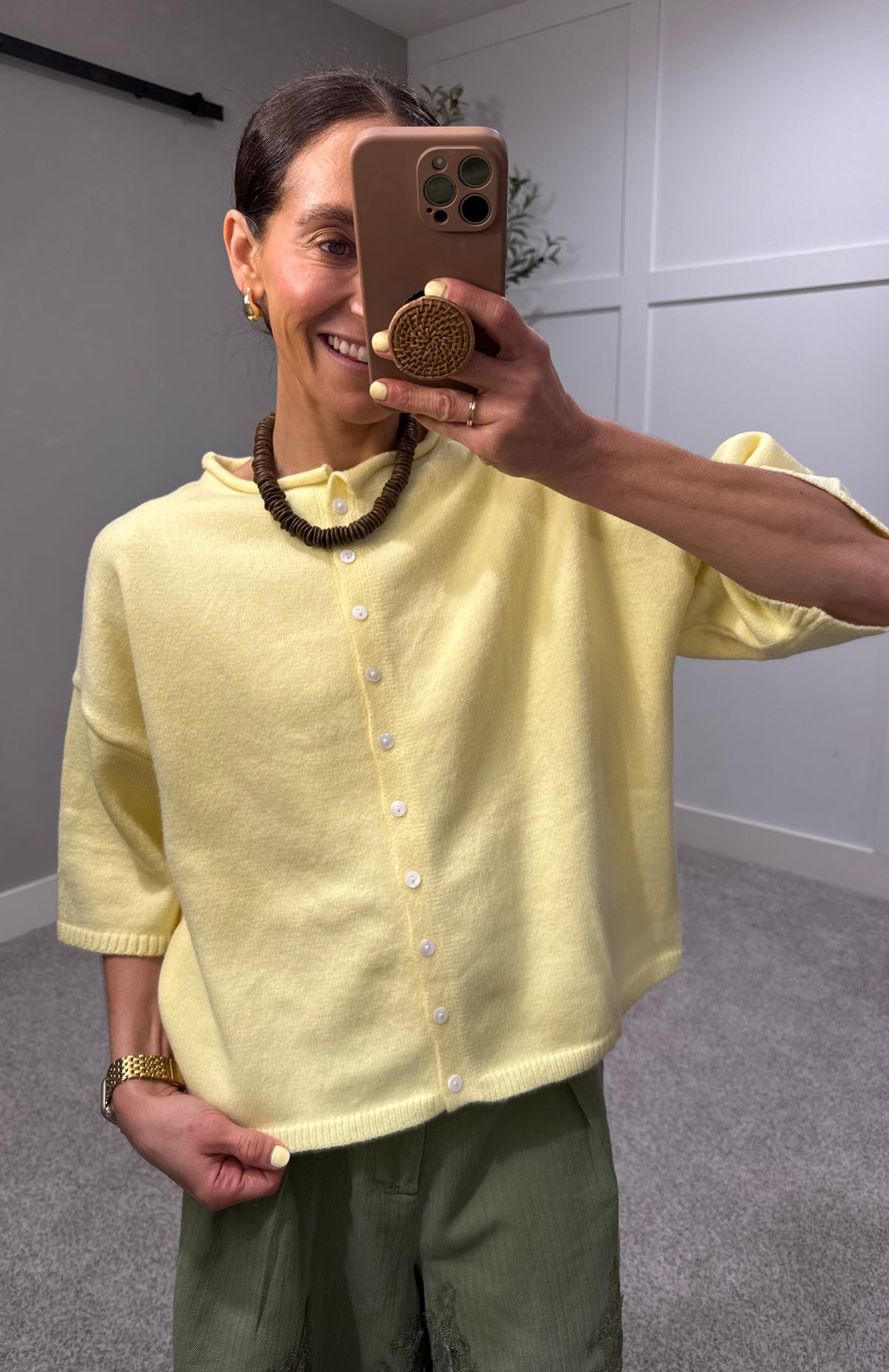 Easton Top | Yellow