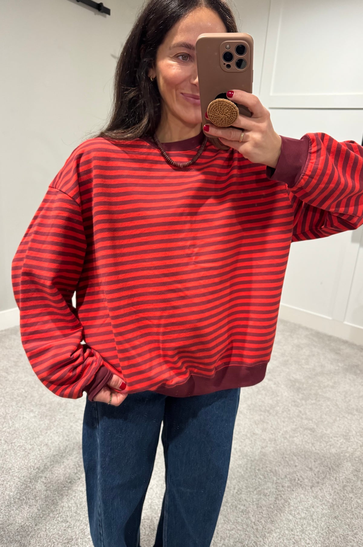 Holly Striped Sweatshirt