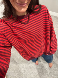 Holly Striped Sweatshirt