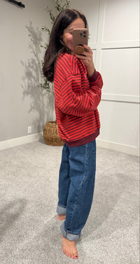 Holly Striped Sweatshirt