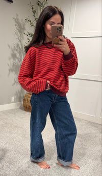 Holly Striped Sweatshirt