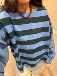 Periwinkle Striped Sweater