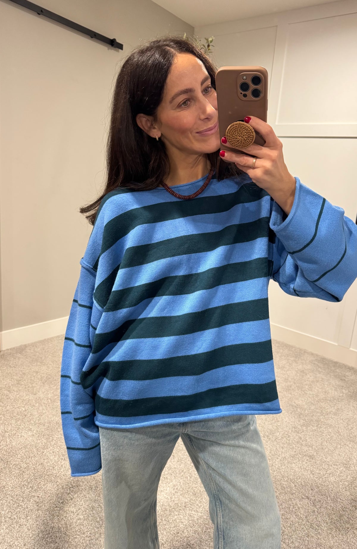 Periwinkle Striped Sweater