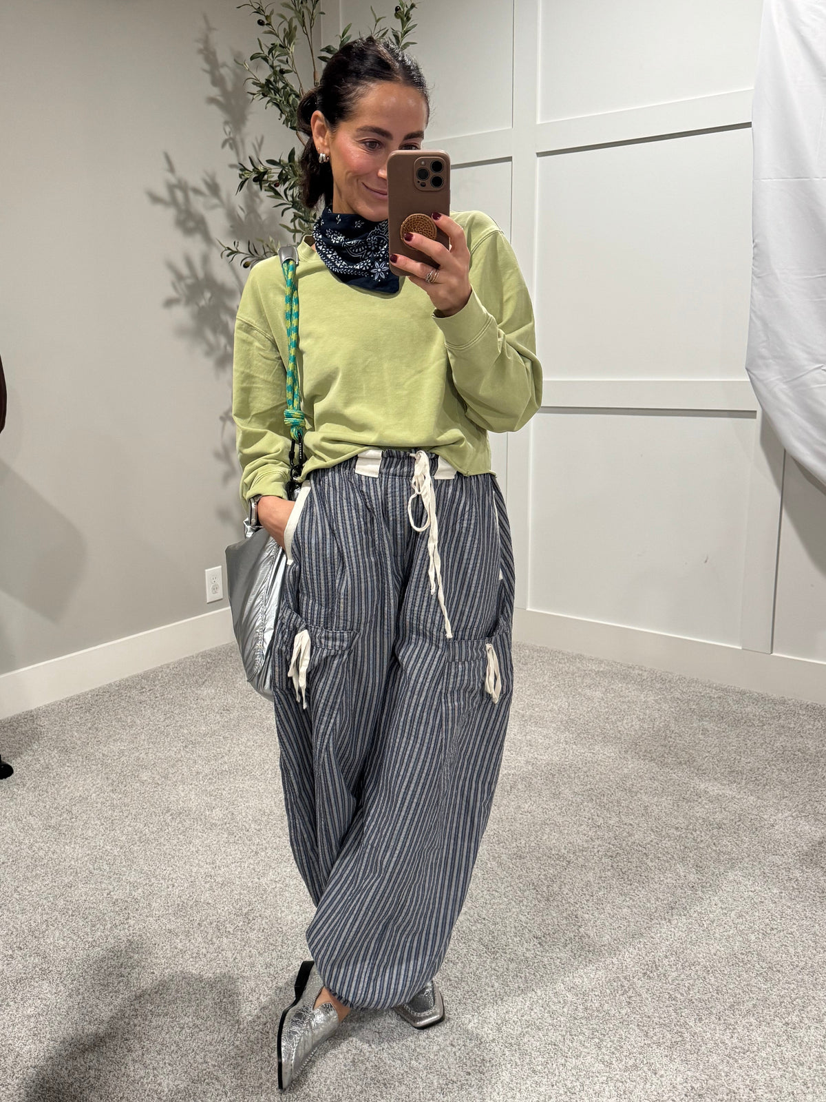 Pale Olive Top