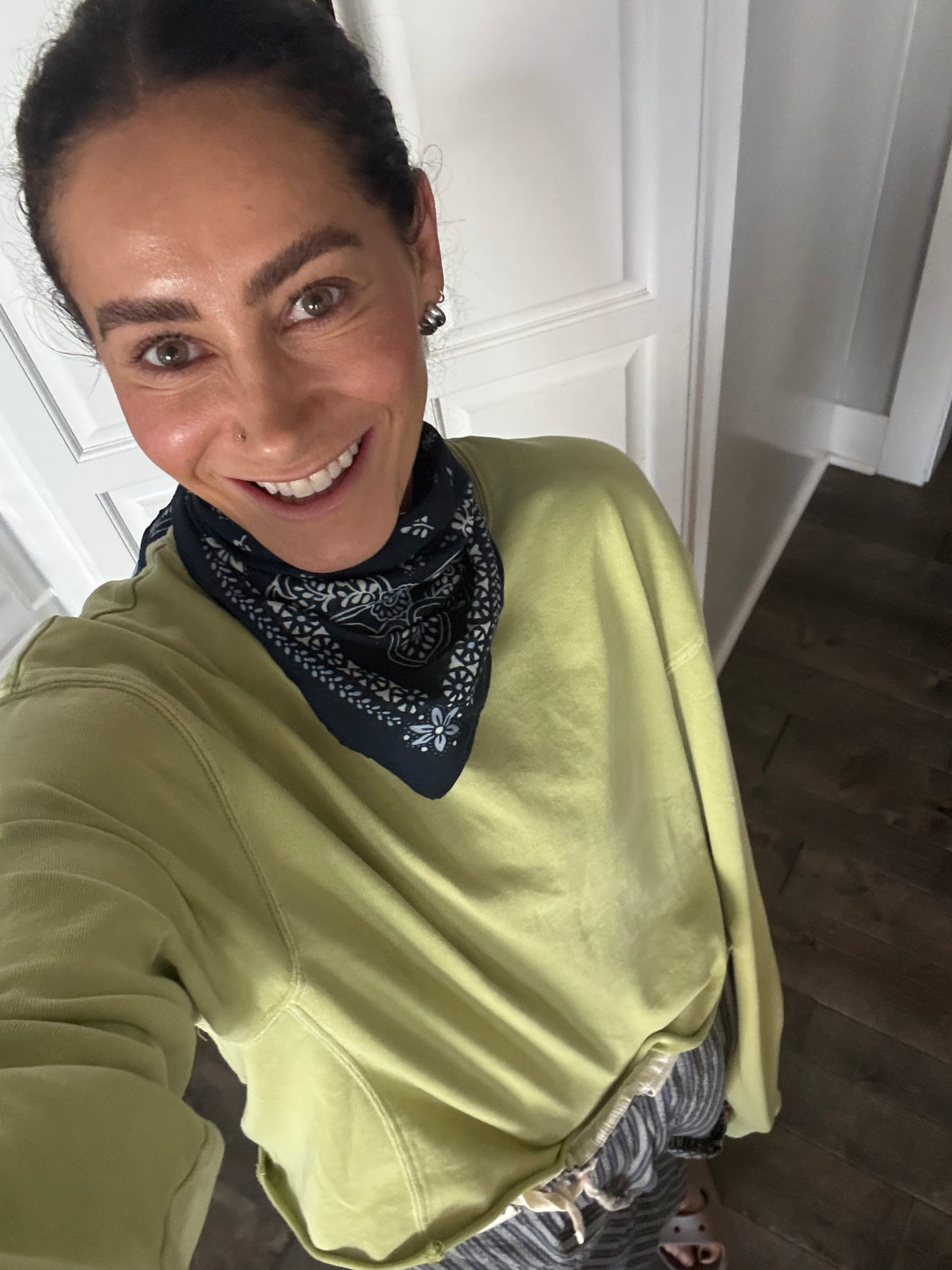 Pale Olive Top