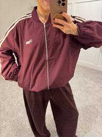 Track Jacket | Wine