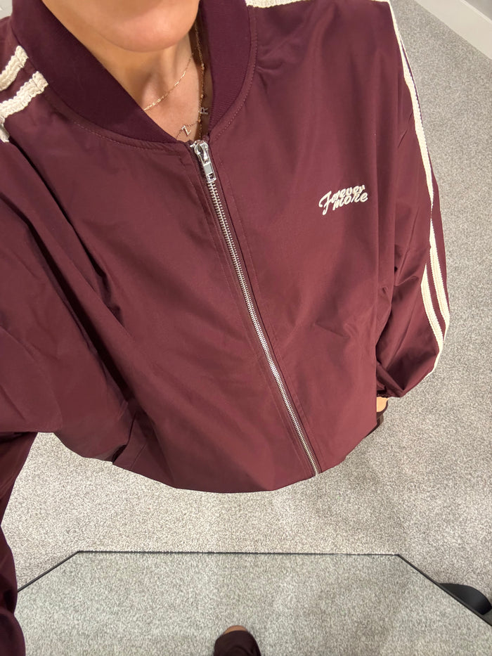 Track Jacket | Wine