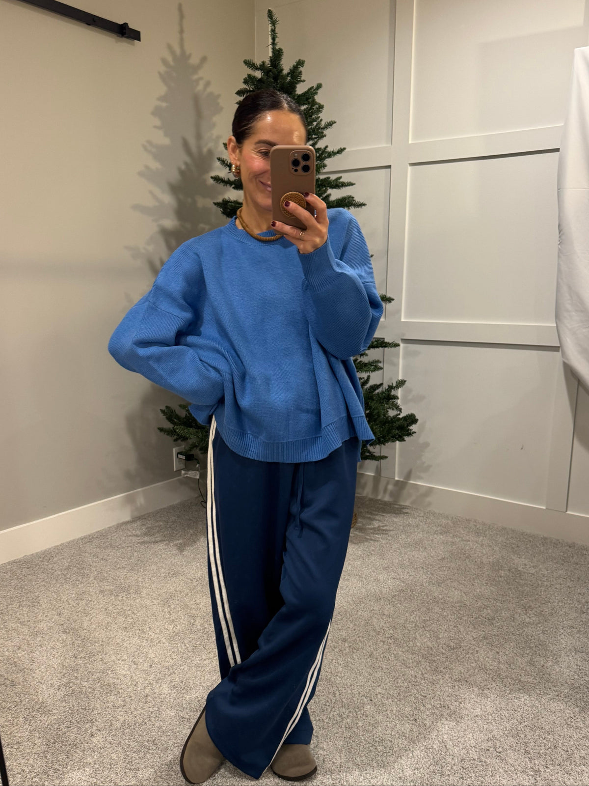 Tyler Sweater | Pacific Blue