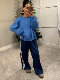 Tyler Sweater | Pacific Blue