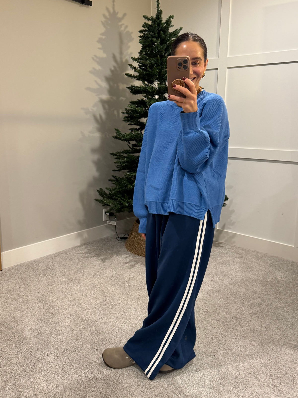 Tyler Sweater | Pacific Blue