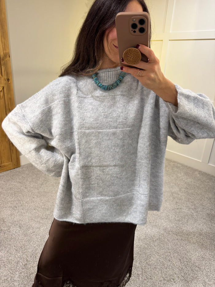 Charlie Sweater | Light Heather Grey